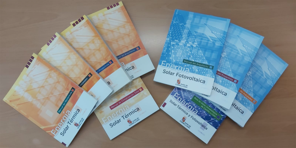 Manuales de energía solar térmica y fotovoltaica publicados por el EREN.