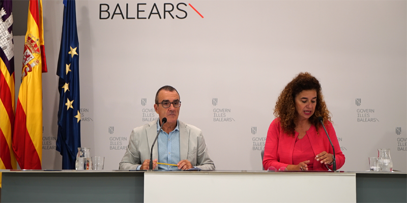 Rueda de prensa posterior al Consejo de Gobierno de Islas Baleares.