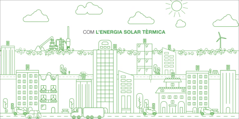 Comienza en Cataluña una campaña para resaltar el potencial de la energía solar térmica en los edificios