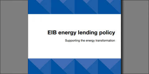 La nueva política de préstamos de energía del Banco Europeo de Inversiones da prioridad a la eficiencia energética