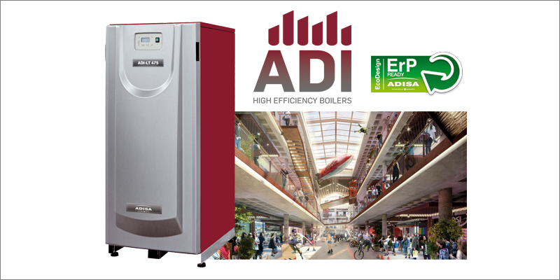 Calderas ADI LT 650 de Adisa Heating. Centro comercial X-Madrid.