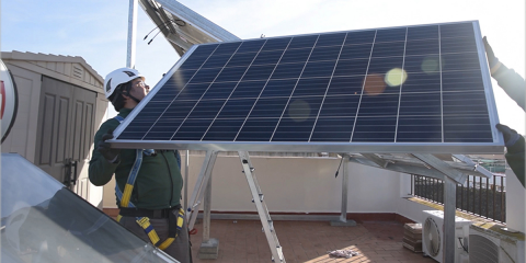 El número de instalaciones de autoconsumo en Andalucía se multiplica por siete en el último año