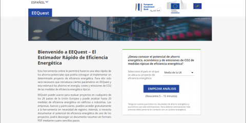 EEQuest, herramienta en línea para calcular el potencial estimado de ahorro energético