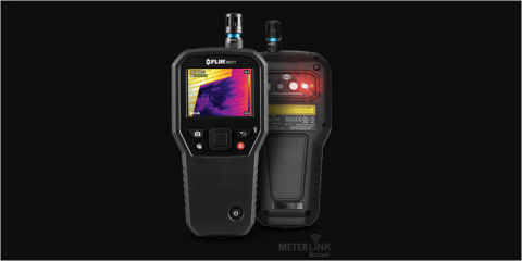 Medidor de humedad Flir MR277 para inspección de edificios con sensor termográfico e higrómetro