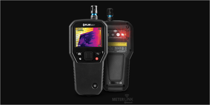 Medidores de humedad Flir MR722 con sensor termográfico e higrómetro.