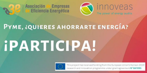 El proyecto Innoveas busca pymes españolas que quieran implantar medidas de eficiencia energética