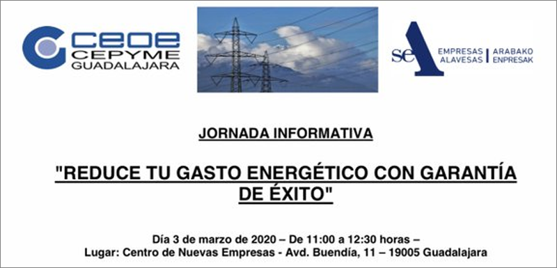 Jornada informativa sobre la compra agrupada de energía por parte de empresas de Guadalajara. 