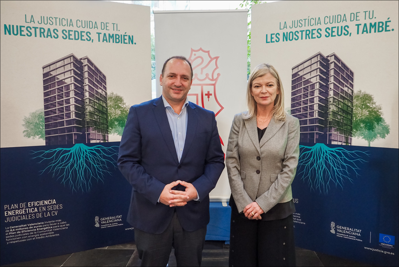 El Consell destinará 8,6 millones para mejorar la eficiencia energética y la sostenibilidad de 14 edificios judiciales valencianos