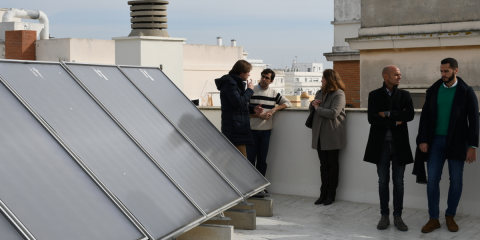 El consumo energético de todos los edificios de la Diputación de Cádiz procede de fuentes de energía renovable