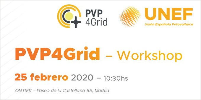 El proyecto europeo PVP4Grid presentará sus resultados en un workshop sobre autoconsumo y política energética española
