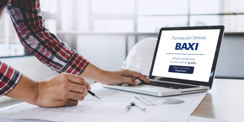 Baxi amplía la oferta formativa de sus cursos online para instaladores de climatización.