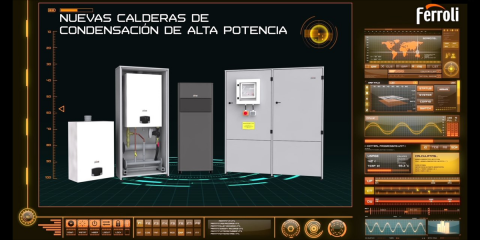 Nueva gama de calderas de condensación de alta potencia para calefacción central de Ferroli
