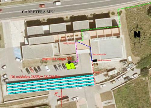 Aprobada la instalación de un sistema de autoconsumo fotovoltaico en el edificio de la Policía Local de Ciutadella. 