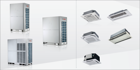 Air Flux de Bosch Termotecnia, sistema VRF con gestión energética integrada y diseño compacto e industrial