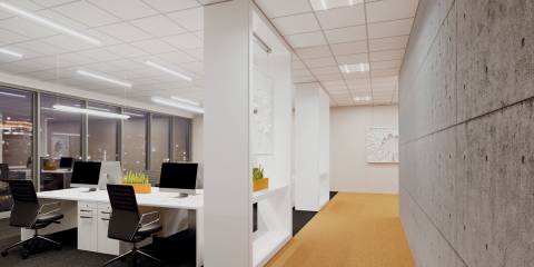 La marca LEDVANCE lanza la luminaria Panel Direct/Indirect para entornos de trabajo