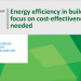 El TCE considera que el gasto europeo en eficiencia energética debe obedecer a la rentabilidad