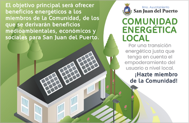 El municipio de San Juan del Puerto pone en marcha una Comunidad Energética Local