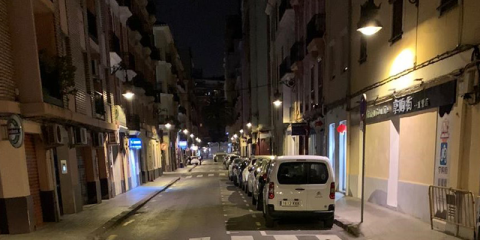 Finalizadas tres cuartas partes de las obras para renovar el alumbrado público de Valencia