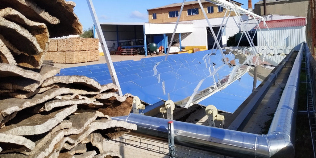 CICYTEX coordina las pruebas de validación de un prototipo de energía solar-metal para su implementación en la industria corchera