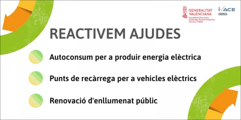 Ivace reactiva las ayudas para autoconsumo y renovación del alumbrado público