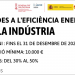 Se reduce la inversión mínima para recibir las ayudas a la eficiencia energética en la industria valenciana