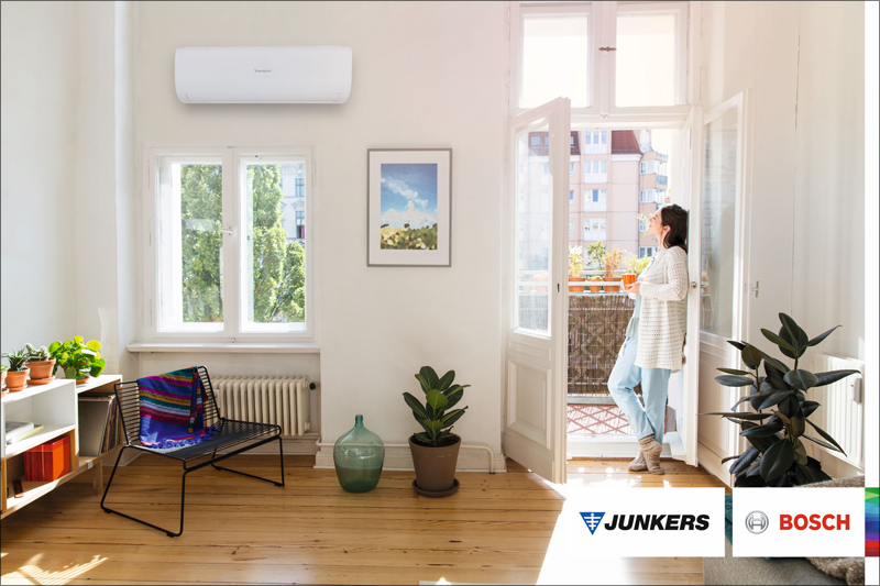 Junkers apuesta por la climatización para mejorar la calidad del aire del interior del hogar