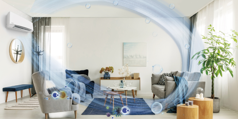 Climatización sin alérgenos ni virus gracias a la tecnología Nanoe X de Panasonic