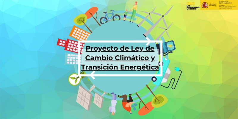 l Gobierno envía a las Cortes el primer proyecto de Ley de Cambio Climático y Transición Energética para alcanzar la neutralidad de emisiones a más tardar en 2050icono barra herramientas