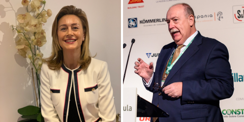 Rocío Fernández y Guillermo Escobar, presidenta y coordinador técnico de la Plataforma Tecnológica Española de Eficiencia Energética