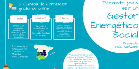 Se reanudan en junio los cursos de formación para ser gestor energético social