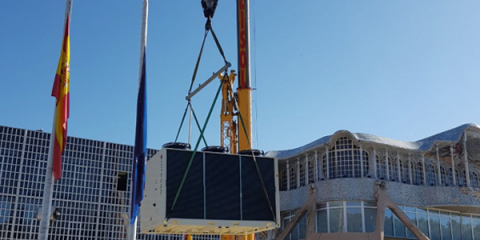 Hitecsa climatiza el Patio de los Ayuntamientos  de la Asamblea Regional de Murcia