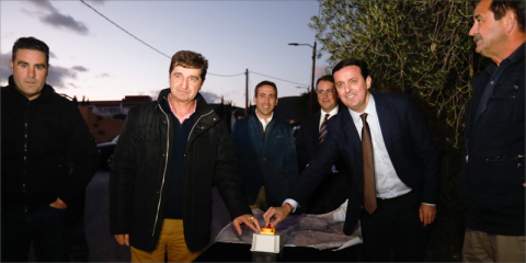 La nueva luminaria LED en el municipio de Partaloa ahorrará un 68% en el consumo eléctrico