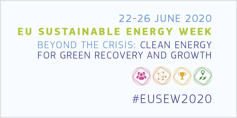EUSEW 2020 se celebrará de manera online entre los días 22 y 26 de junio.