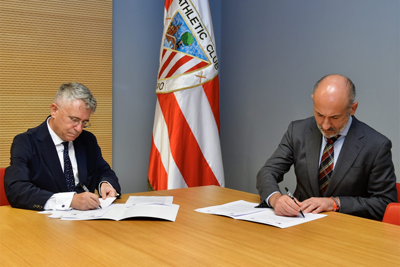 El Athletic y Petronor firman un convenio para descarbonizar el consumo de energía del club