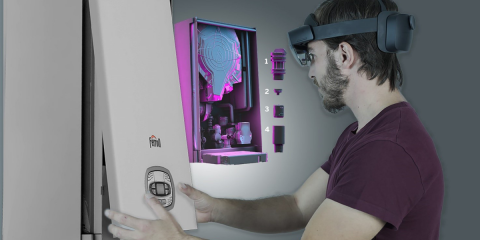 Ferroli ofrece apoyo técnico con aplicaciones holográficas en su nueva tienda de realidad mixta