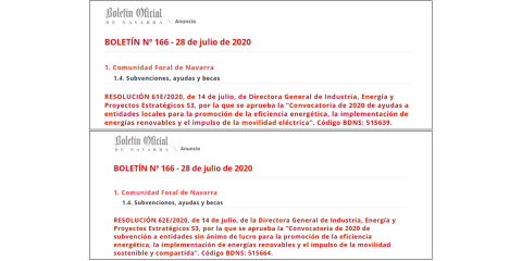 Ayudas públicas para impulsar la eficiencia energética y las renovables en Navarra