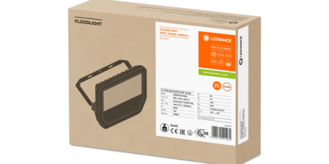 Embalaje ecológico y 100% reciclable para las luminarias profesionales de LEDVANCE