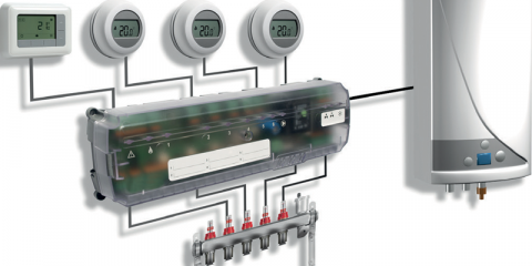 Soluciones cableadas para el control de zonas por suelo radiante/refrescante de Resideo
