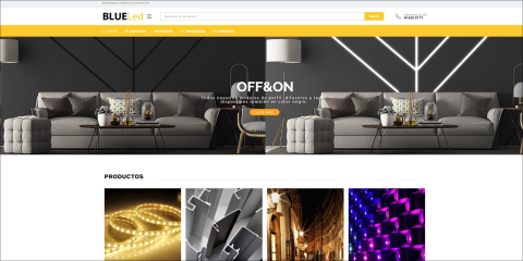 Solmad habilita una web para dar a conocer sus sistemas de iluminación digital BLUELed