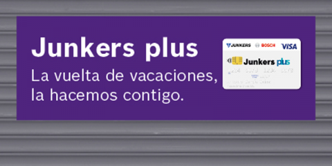 Campaña de Junkers para promover la instalación de sus calderas de condensación