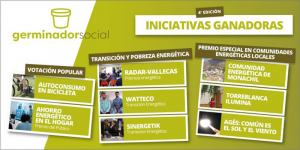 El cuarto Germinador Social premia iniciativas para afrontar la pobreza y la transición energética