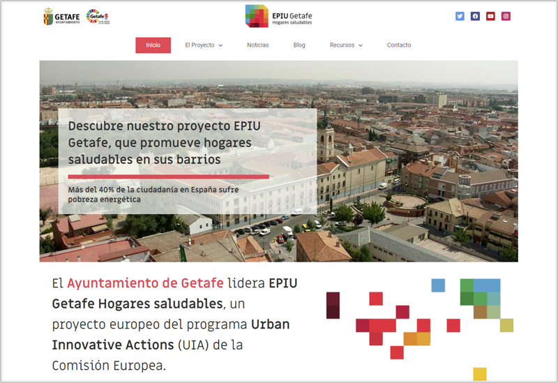 Web del proyecto EPIU Getafe