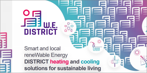 El proyecto europeo Wedistrict investiga un sistema de climatización urbana a partir de energía 100% renovable