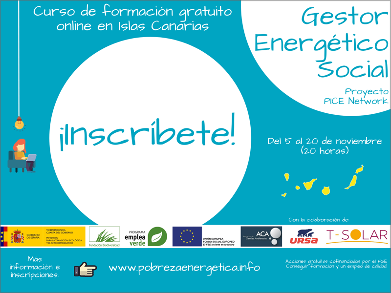 En el marco del proyecto PICE Network, Canarias acogerá el quinto curso gratuito de este proyecto.
