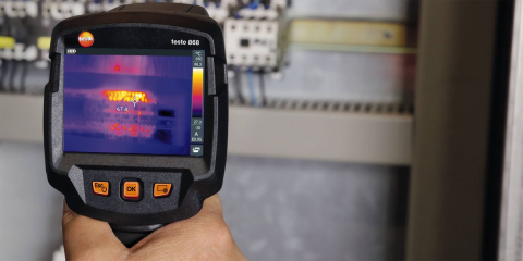 Testo promociona su cámara térmica 868 con conexión WLAN y escala de temperaturas