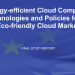 Tecnologías y políticas de computación en la nube energéticamente eficientes para un mercado de la nube ecológico