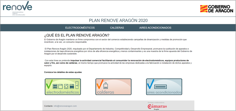 Plan Renove Aragón 2020
