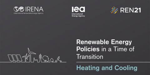 Informe de Irena, AIE y REN21 para impulsar la calefacción y refrigeración renovables