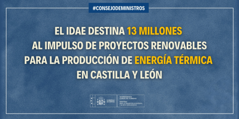 Castilla y León contará con 13 millones para proyectos de energía térmica renovable
