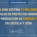 Castilla y León contará con 13 millones para proyectos de energía térmica renovable